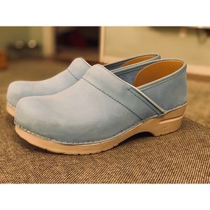 Baby Blue Dansko Clogs